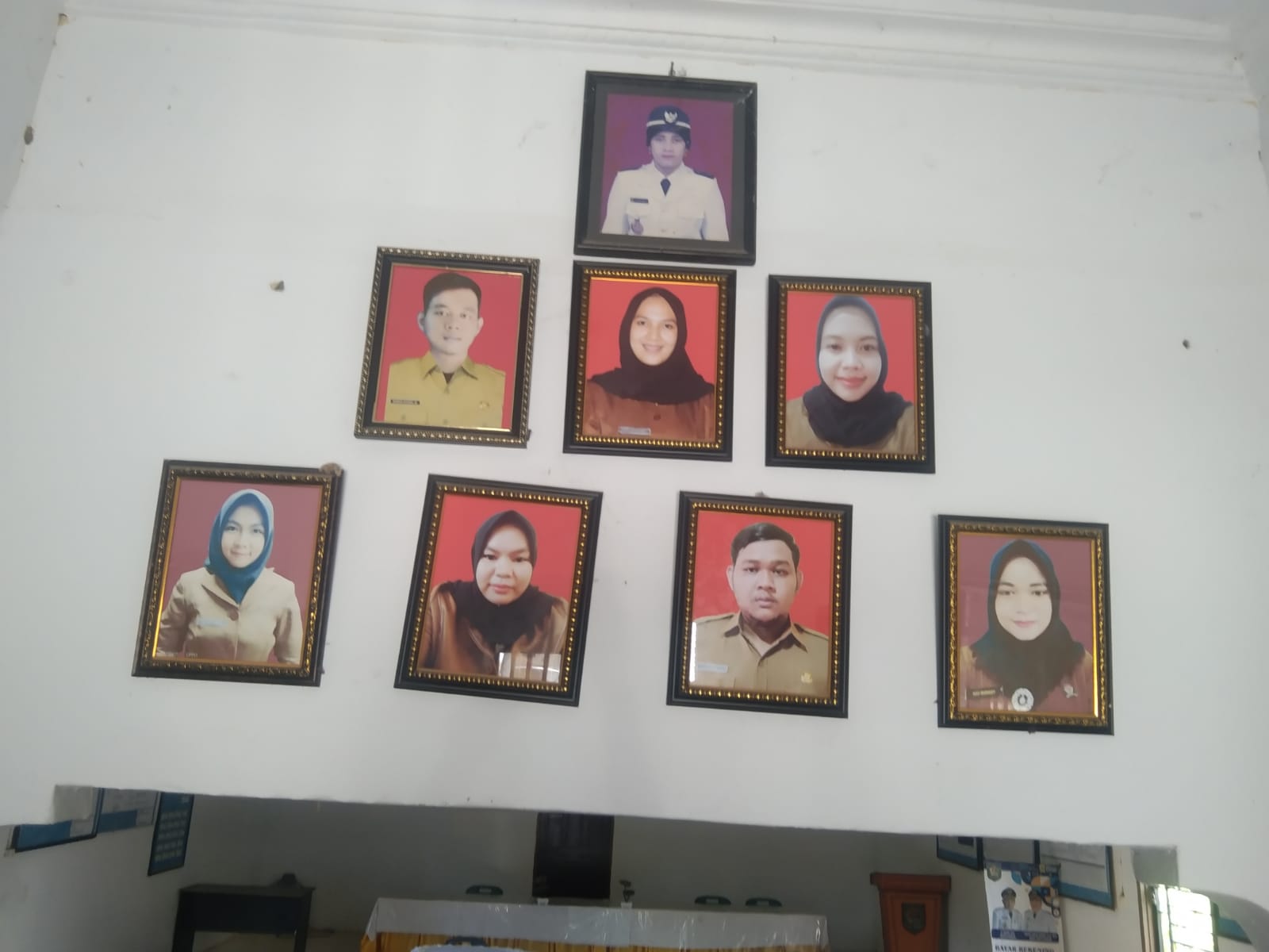 Foto perangkat desa perkebunan padang pulau. 