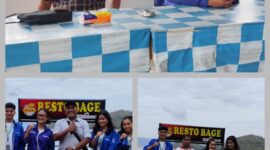 Foto : Mahasiswa hukum USU Gerakan Mahasiswa Kristen Indonesia bersama Pangulu Ujung Saribu dan pimpinan mediaLiputanmetroSumut beserta team 