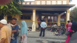 Foto : Lokasi rumah kebakaran di jalan sarifudin 
