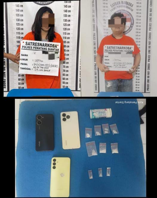 Foto : Tersangka Dan barang Bukti. 
