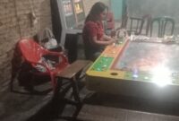 Foto : lokasi judi tembak ikan di kawasan patumbak. 