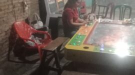 Foto : lokasi judi tembak ikan di kawasan patumbak. 