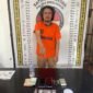 Foto : Tersangka Bonar Napitupulu dan sejumlah Barang Bukti sabu seberat 5,23 gram. 
