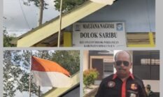 Ketua DPD Sumut LSM KPK Nusantara Soroti Bendera Merah Putih Robek,Lesu Dan Kusam Yang Masih Berkibar Dikantor Pangulu Nagori Dolok Saribu