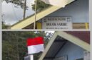 Foto : tampak Bendera Merah Putih Baru Di ganti Setelah ada pemberitaan 
