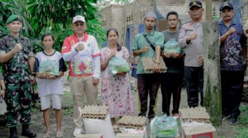 Bupati Simalungun Bersama Kapolres dan Dandim 0207/Sml Tinjau Rumah Warga yang Rusak Pasca Bencana Angin Puting Beliung