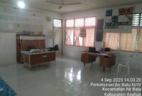 Foto : Ruangan Kantor Afdeling ll, PTPN 4 Kebun Air Batu, Sedang Kosong.