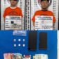 Foto : kedua tersangka dan sejumlah barang bukti. 