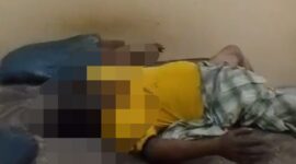 Foto : jasad sosok manusia yang berjenis Laki-laki sudah tewas didalam kamar. Rabu (25/09/2025)