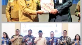 Bupati Simalungun menerima Peluncuran Program UTC Prioritas dari Gubernur Sumatera Utara. 