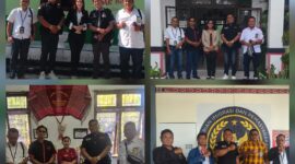 Foto : Team Semi Media bersama beberapa kepala sekolah dan bersama Ka Rutan Sidikalang 