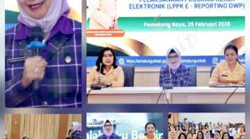 Hadiri Rakor LPPK e-Reporting DWP, Ny. Hj Darmawati Anton Achmad Saragih: Junjung tinggi Nilai Kebersamaan, Kekompakan dan Integritas