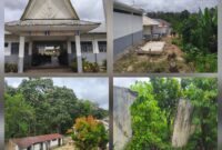 Foto : tampak lokasi sekolah SMA Negeri 1 Siempat Nempuh tidak mempunyai tembok pagar keliling 