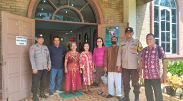 Di Bulan Suci Ramadhan, Polsek Pangkalan Susu Perkuat Toleransi Lewat Pengamanan Ibadah