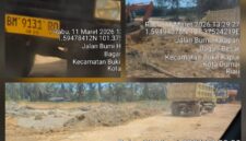 Foto : lokasi galian tanah Uruk 