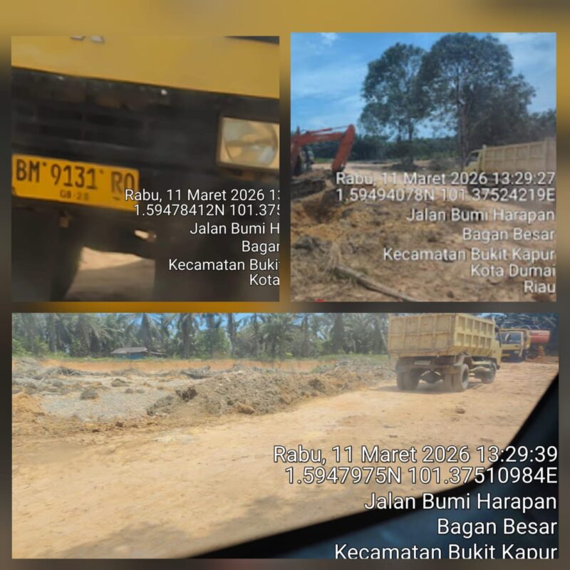 Foto : lokasi galian tanah Uruk 