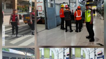 Ops Ketupat Toba 2026, Polsek Siantar Barat Tingkatkan Pengamanan Arus Mudik di Stasiun Kereta Api