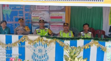 Pastikan Kesiapan Personil, Pamatwil Polres Pematangsiantar cek di Pos Pam 1 Sigagak