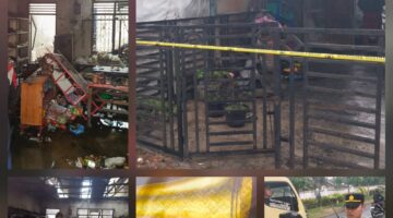 Polres Pematangsiantar Respon Cepat Cek TKP Kebakaran Rumah