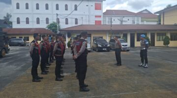 Polres Pematangsiantar Gelar Pemberangkatan Personil BKO Dit Samapta Polda Sumut