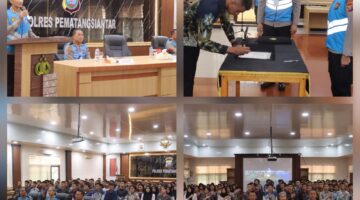 Kapolres Pematangsiantar Pimpin Penandatangan Pakta Integritas Penerimaan Calon Anggota Polri 2026