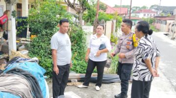 Bhabinkamtibmas Polsek Siantar Utara Sambangi Warga, Sampaikan Himbauan Waspada Kebakaran