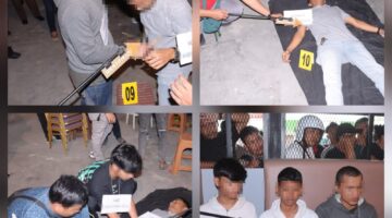 Peragakan 10 Adegan, Polres Pematangsiantar Rekontruksi Kasus Pembunuhan di Cafe Lotta 