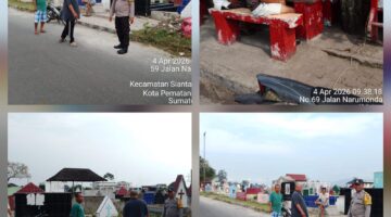 Bhabinkamtibmas Polsek Siantar Selatan Sambang Kamtibmas kepada Warga Ziarah Paskah