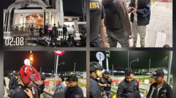 Patroli Hingga Subuh, Polres Pematangsiantar Amankan Delapan Sepedamotor Knalpot Brong