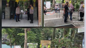 Berikan Rasa Aman,Bhabinkamtibmas Polsek Siantar Barat Patroli Objek Vital