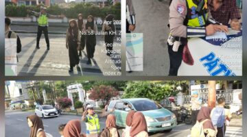 Sat Lantas Polres Langkat Intensifkan Gatur Lalin Pagi, Kapolres Apresiasi Kinerja Personel