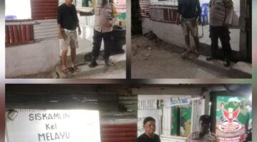 Polsek Siantar Utara Laksanakan SALING di Pos Kamling Jalan Tanah Jawa