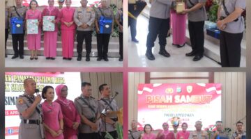 Hangat dan Penuh Kebersamaan, Kapolres Simalungun Gelar Pisah Sambut Tiga Pejabat Baru di Tengah Keakraban Keluarga Besar Polres