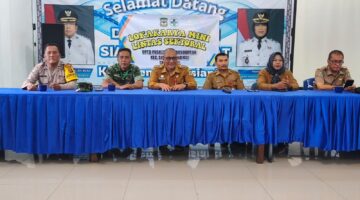 Polsek Siantar Marihat Hadiri Pertemuan Lokakarya Mini Lintas Sektoral UPTD Puskesmas Parsoburan Tahun 2026