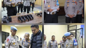 Kapolres Pematangsiantar Dampingi Divpropam Mabes Polri Cek Senpi Milik Dinas 