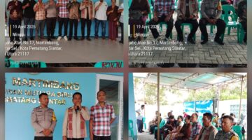 Polsek Siantar Selatan Hadiri Pembukaan SPPG Martimbang 