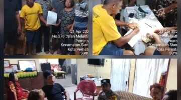 Polsek Siantar Marihat Respon Cepat Selesaikan Masalah warganya Dengan Problem Solving