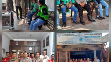 Sat Binmas Polres Pematangsiantar Sambang di Kantor DFC FTA SBSI dan Komunitas Grab