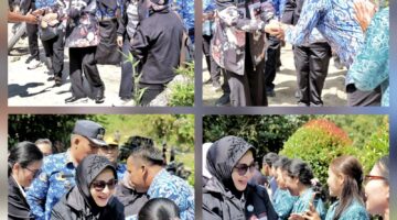 Berkunjung di Nagori Silou Huluan, Ketua TP KK Ny. Darmawaty Anton Achmad Saragih: Perempuan Harus Menjadi Motor Penggerak Ekonomi Keluarga