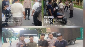 Polsek Siantar Barat Cek TKP Laporan Dugaan Pengancaman di Jalan Seram