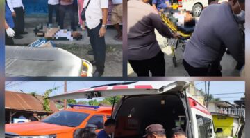 Polres Pematangsiantar Cek TKP Temuan Mayat di Simpang Sidamanik 