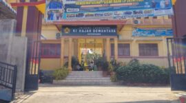 Foto : lokasi sekolah yayasan Ki Hajar Dewantara Kota Pinang, Labuhanbatu Selatan. Sabtu (02/05/2026) 