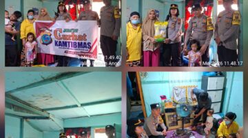 Kapolsek Siantar Utara Gelar Jumat Curhat Kamtibmas dan Berikan Bantuan kepada Warga Stunting