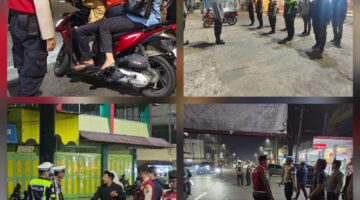 Polres Pematangsiantar Laksanakan KRYD Antisipasi Balap Liar dan Knalpot Brong