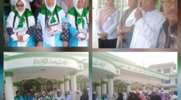 Siti Aminah Siregar Lepas Keberangkatan Jamaah Calhaj Kecamatan Dolok Batu Nanggar ke Tanah Suci