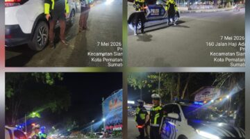 Sat Lantas Polres Pematangsiantar Laksanakan BLP Guna Memelihara Kamtibmas dan Kamseltibcar Lantas