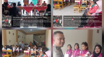Sampaikan Pesan Kamtibmas,Bhabinkamtibmas Polsek Siantar Martoba Hadiri Penutupan Pelatihan Kader Posyandu 