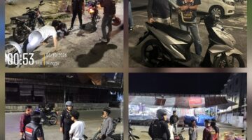 Antisipasi Guantibmas,Polres Pematangsiantar Laksanakan KRYD dan Tiga Sepedamotor Knalpot Brong Diamankan