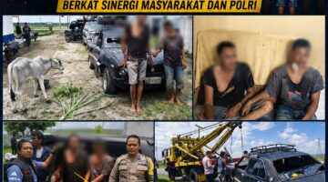 Unit Jatanras Polres Simalungun Tunjukkan Taring: Respons Kilat Tangani Laporan 110, Dua Pencuri Lembu Berhasil Dijerat