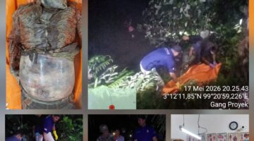 Tim INAFIS Polres Simalungun Gerak Cepat Olah TKP Penemuan Mayat Perempuan Tak Dikenal di Pinggiran Sungai Bah Bolon